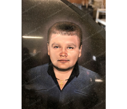 цветной портрет на граните